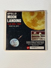 1969 View-Master Apollo Moon Landing Complete 3 Reel Set B 663 NASA Booklet