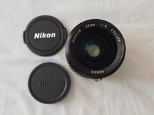 Nikon Nikkor 28mm f2 Wide AIs Ai-S Manual Lens 595xxx in Ext Cond.