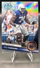 2023 Bowman University Chrome Olu Fashanu #122 Refractor Nittany Lions