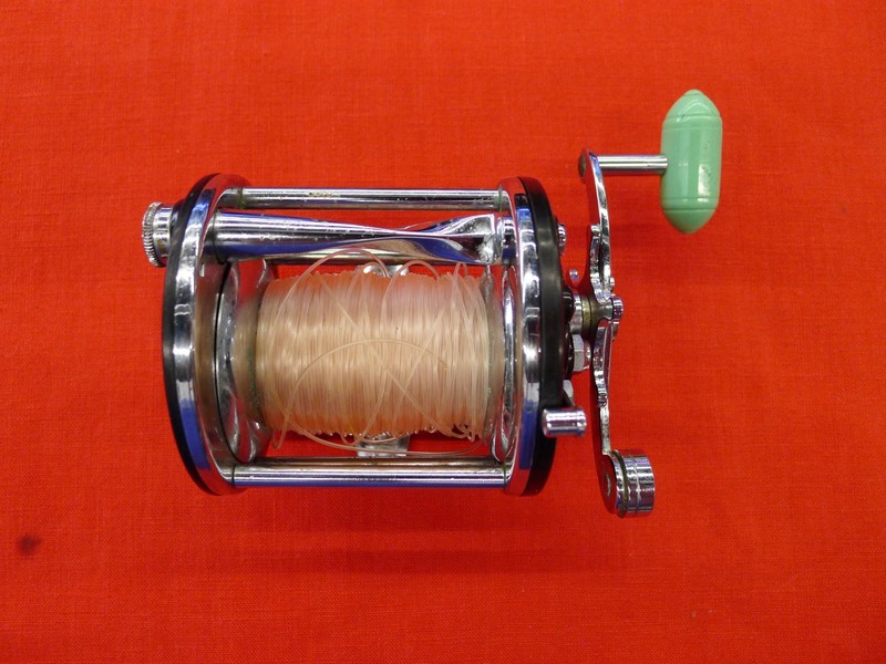 Vintage Penn Leveline 350 Fishing Reel – Made in USA Mint Green Handle