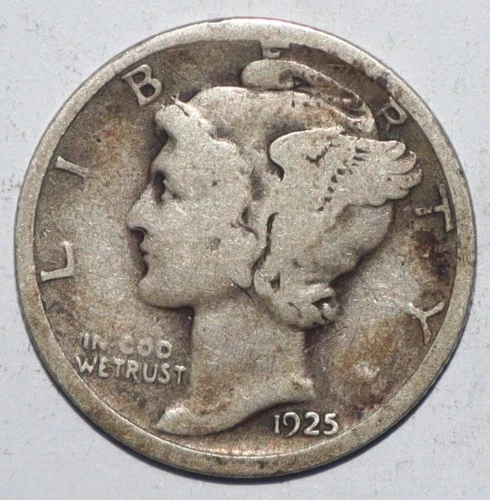 1925 D Mercury Dime FINE (O266)