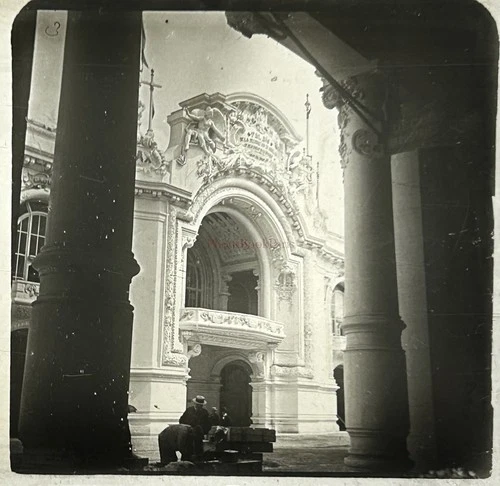 Exhibition Universelle De Paris 25 Mars 1900 Photo Stereo Glasses Vintage