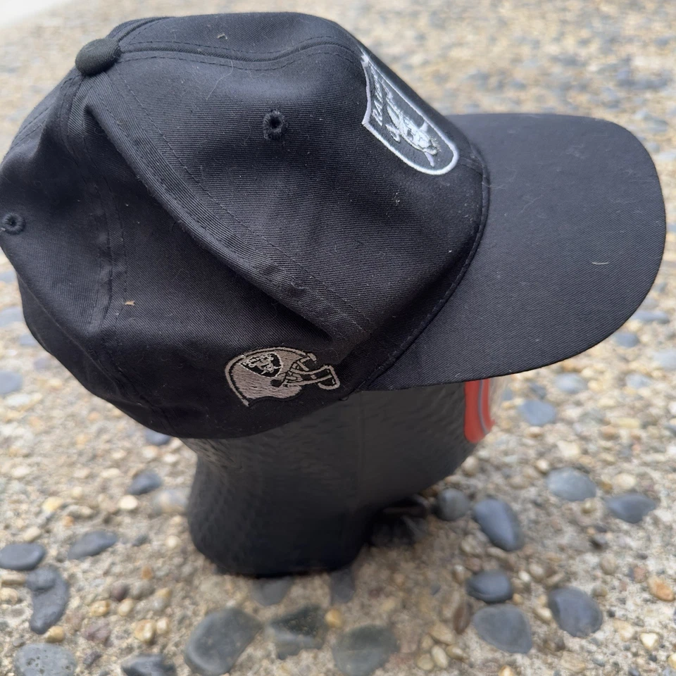 Gorra gorra vintage años 90 Los Angeles Raiders American Needle Snapback Foto 4 de 4