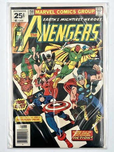 Marvel Comics The Avengers #150 August 1976 150th Anniversary Special Newsstand - Picture 1 of 9