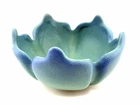 Vintage Van Briggle Pottery Lotis Flower 6” Vase Ming Blue Gorgeous! L204