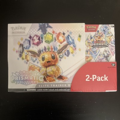 Pokemon TCG Prismatic Evolutions ETB Elite Trainer Box and Booster Bundle Costco