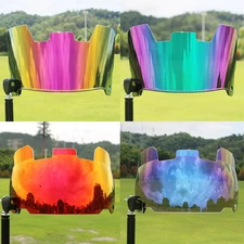 Universal American Football Helmet Visor Rainbow Chrome Eye Shield Visor with Cl