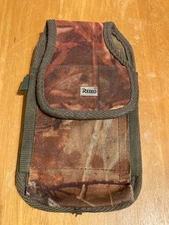 REIKO VERTICAL RUGGED POUCH FOR PHONES W/ Metal Belt Clip  CAMO 8"X4"