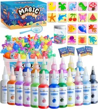 Aqua Fairy Water Gel Kit - Magic Water Elf Toy Handmade Water Animal Set - 20 Co