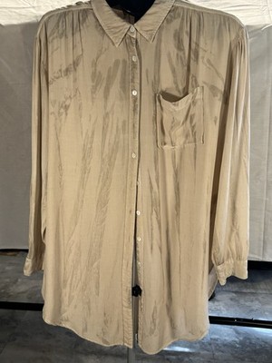 Million Long Sleeve Button Down Blouse