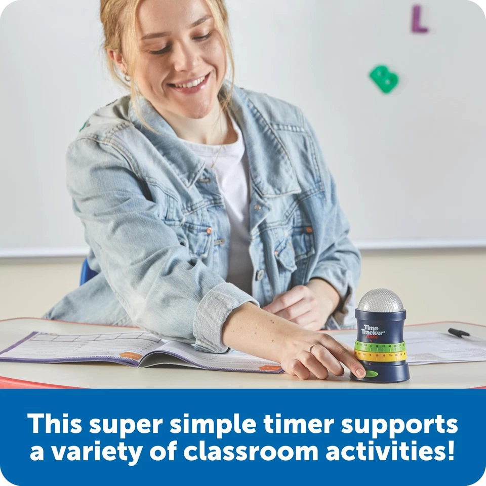 Learning Resources Time Tracker Mini Visual Timer, Classroom Timer, Hand Washing - Image 3 of 4