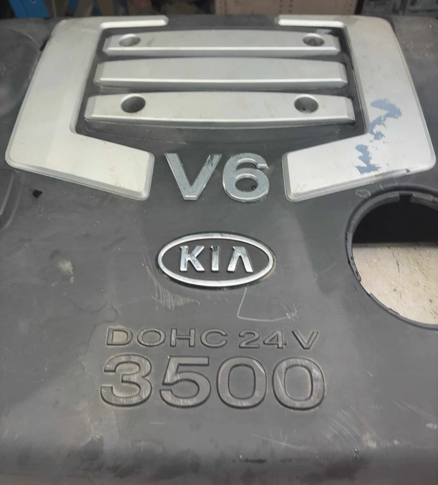 2003-2006 KIA SORENTO DOHC 24V 3500 3.5L Engine Appearance Cover Trim Bezel - Image 3 of 4