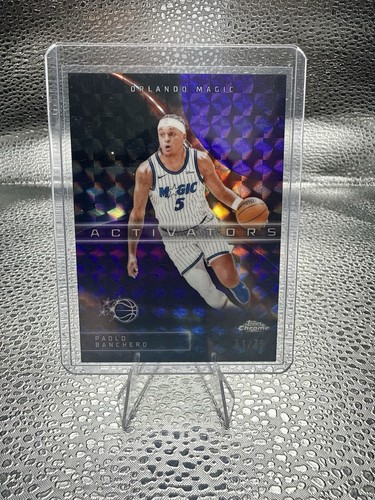 2025-26 Topps Chrome Update Paolo Banchero Activators Geometric Purple /75 🔥