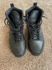 Nike Mens Manoa Leather Boots Triple Black All Sizes - 454350 003