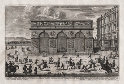 Versailles Grotte de Thetis chateau castle Perelle Kupferstich engraving 17. Jh