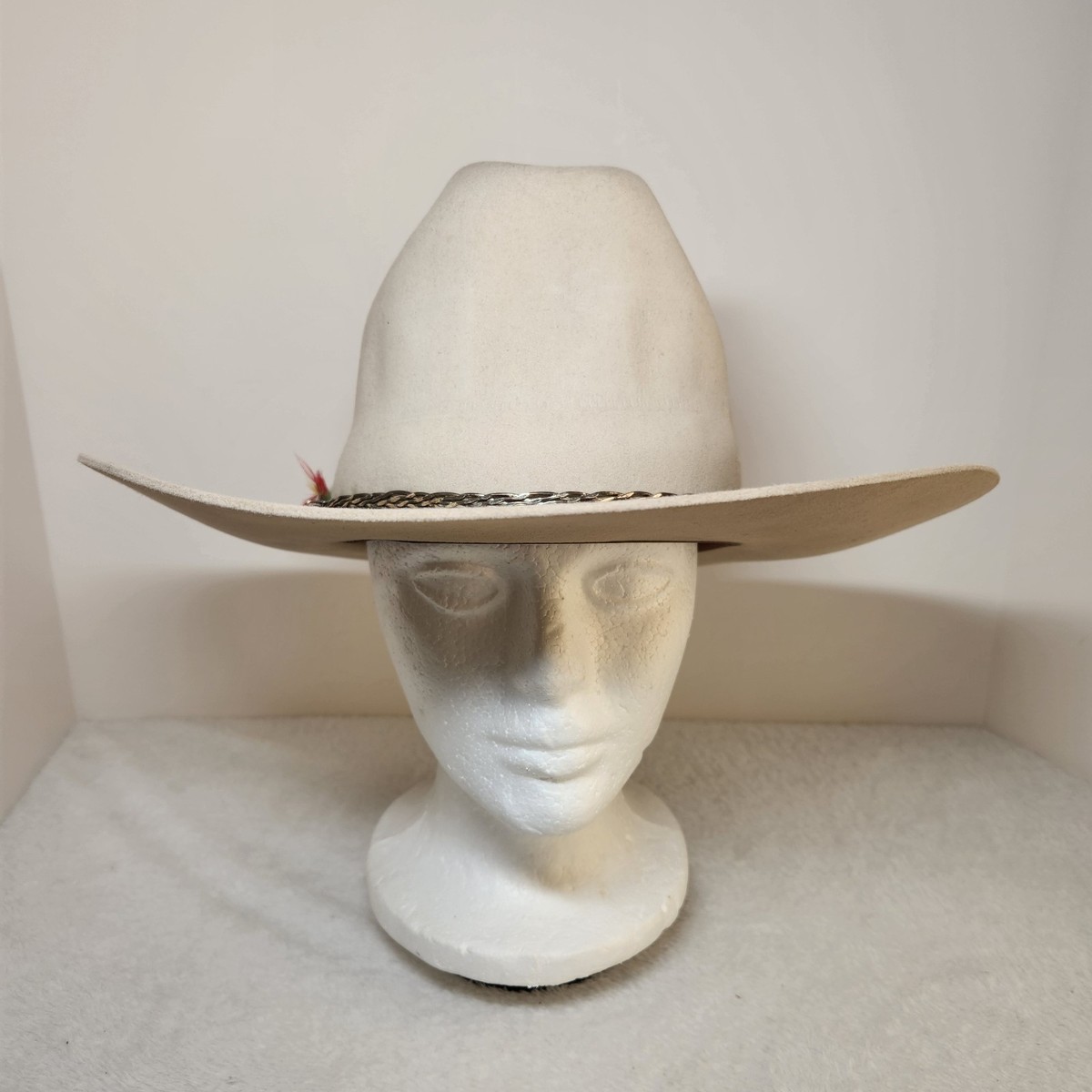 Stetson Cream Felt Rancher Hat with Ribbon Band P1144045_1200x1200.jpg?v=  main image 3