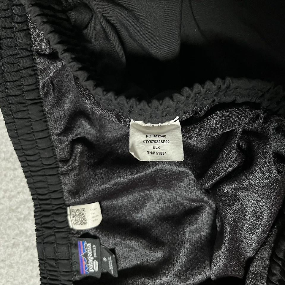 Patagonia Shorts Mens Small Black Baggies Drawstring 5" Lined Outdoor Nylon - Image 3 of 4