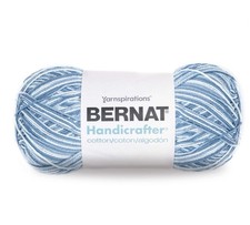 Bernat Handicrafter 100 Cotton Yarn   Faded Denim  XL  DISCONTINUED  NEW