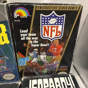 NES Video Game Lot Galaga Demons Of Death CIB, Golf CIB, Jeopardy!, NFL CIB, MLB