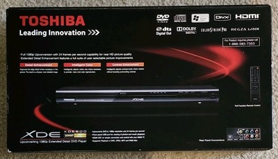 Toshiba XDE600KU DVD Player 1080p Upscaling HDMI Region 1 Black