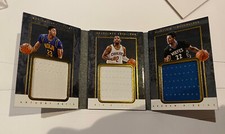 2015 Preferred Booklet Memorabilia Jersey Anthony Davis Kyrie irving Wiggins /99