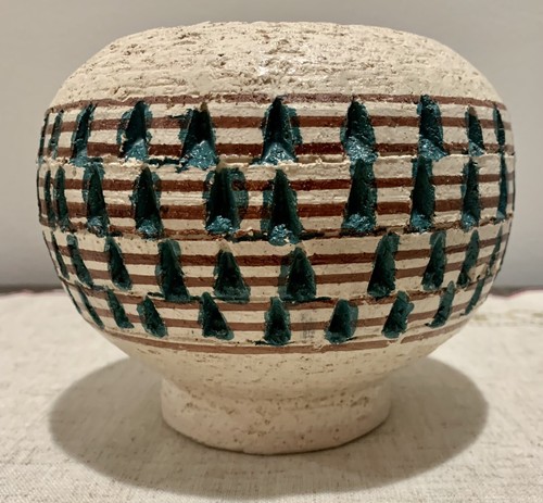 Bitossi Pottery Round 1960s Mid Century Planter Made In Italy - Picture 2 of 10