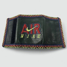 90s Nike Air leather Wallet - Ultra Rare, Tri Fold, Woven