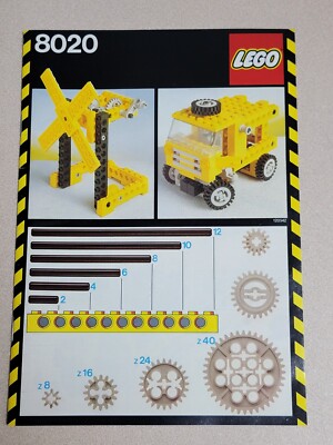 LEGO Technic 8020 Instructions Manual Idea Book (1984) * ORIGINAL! *