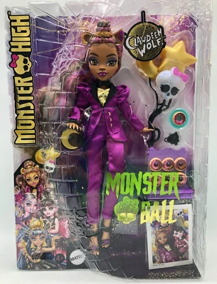 MATTEL Monster High Monster Ball CLAWDEEN WOLF | Puppe mit Accessoires & Zubehör | 4+