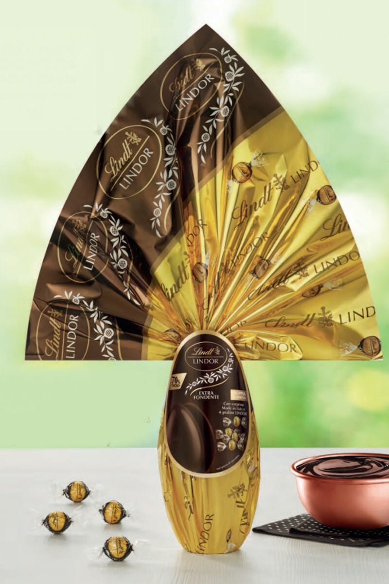UOVO DI PASQUA LINDOR AL CIOCCOLATO FONDENTE 320 GR