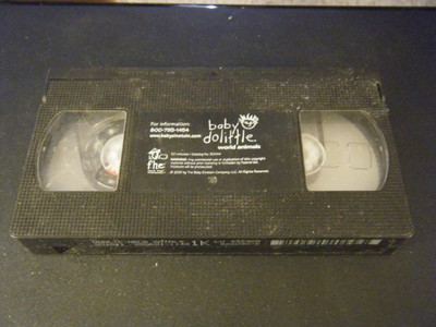 Baby Dolittle World Animals Vhs 01 No Case Ebay
