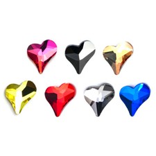 Strass Nail Art Rhinestones Mini Sweet Heart Colorful Stones Non Hotfix Crystal