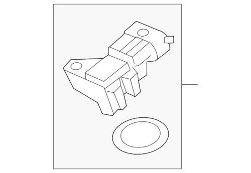 Sensor de presión absoluta colector Chevrolet Buick 2011-2021 genuino GM 55567257 Foto 3 de 4