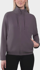 Kirkland Signature Ladies Active Full Zip, Brown, L