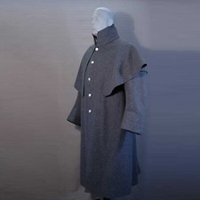 Custom made Grey Wool cape