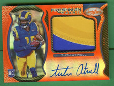 TUTU ATWELL 2021 CERTIFIED FOOTBALL ROOKIE FRESHMAN FABRIC AUTO /199 RAMS