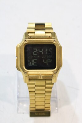 Nixon Regulus SS Watch Gold All Stainless Steel A1268-502-00 Watch