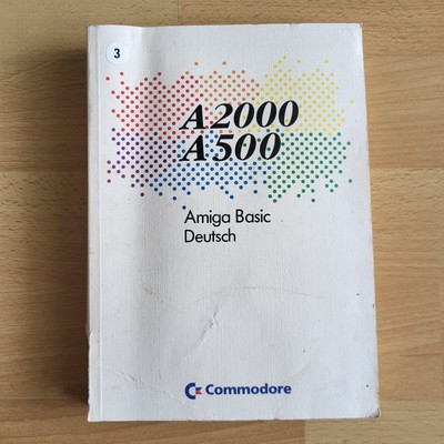 Buch Amiga Basic Deutsch   Commodore Amiga A2000 A500   schneller Versand