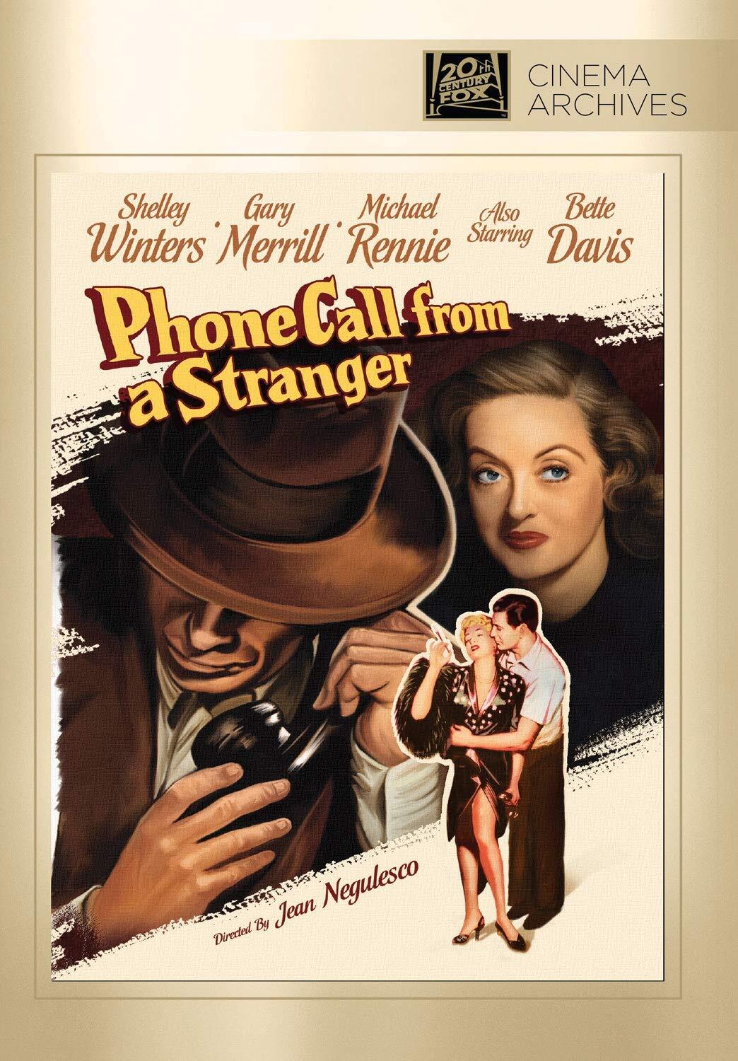 Phone Call From A Stranger (DVD) Bette Davis Gary Merrill Shelley Winters