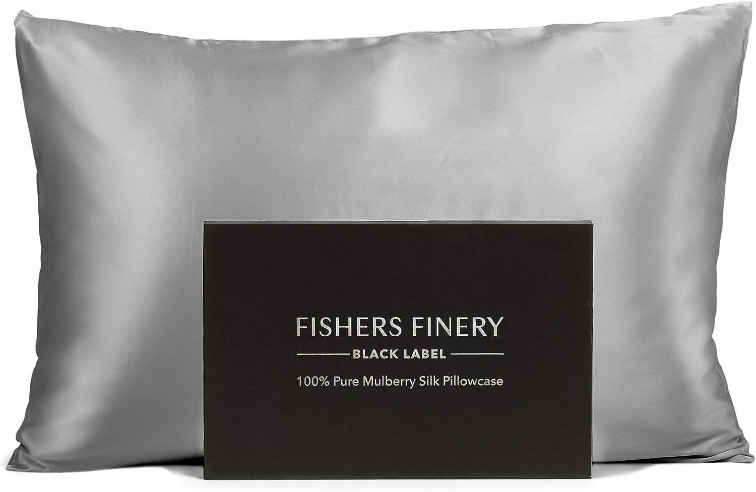 30Mm 100% Pure Mulberry Silk Pillowcase, Good Housekeeping Quality Tested (Silve