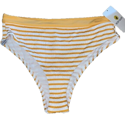 Body Glove womens Marlee High Waisted Bikini Bottom size Medium Sundream Stripe - Picture 3 of 6
