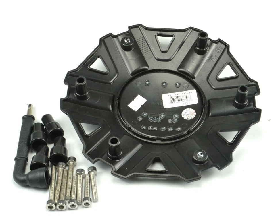 4x NUEVOS Tapacubos centrales de rueda KMC XD Series XD822 Monster II negro mate M-959SB Foto 4 de 4