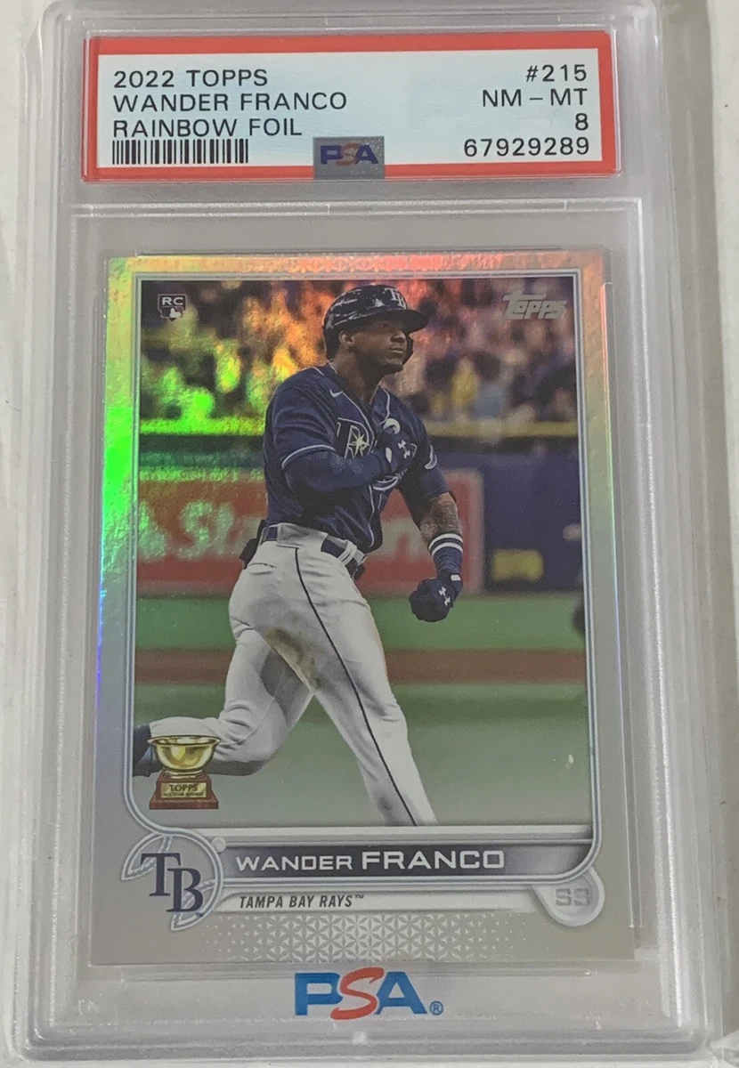 2022 Topps Series 1 #215 Wander Franco Rainbow Silver Foil Parallel Rookie RC