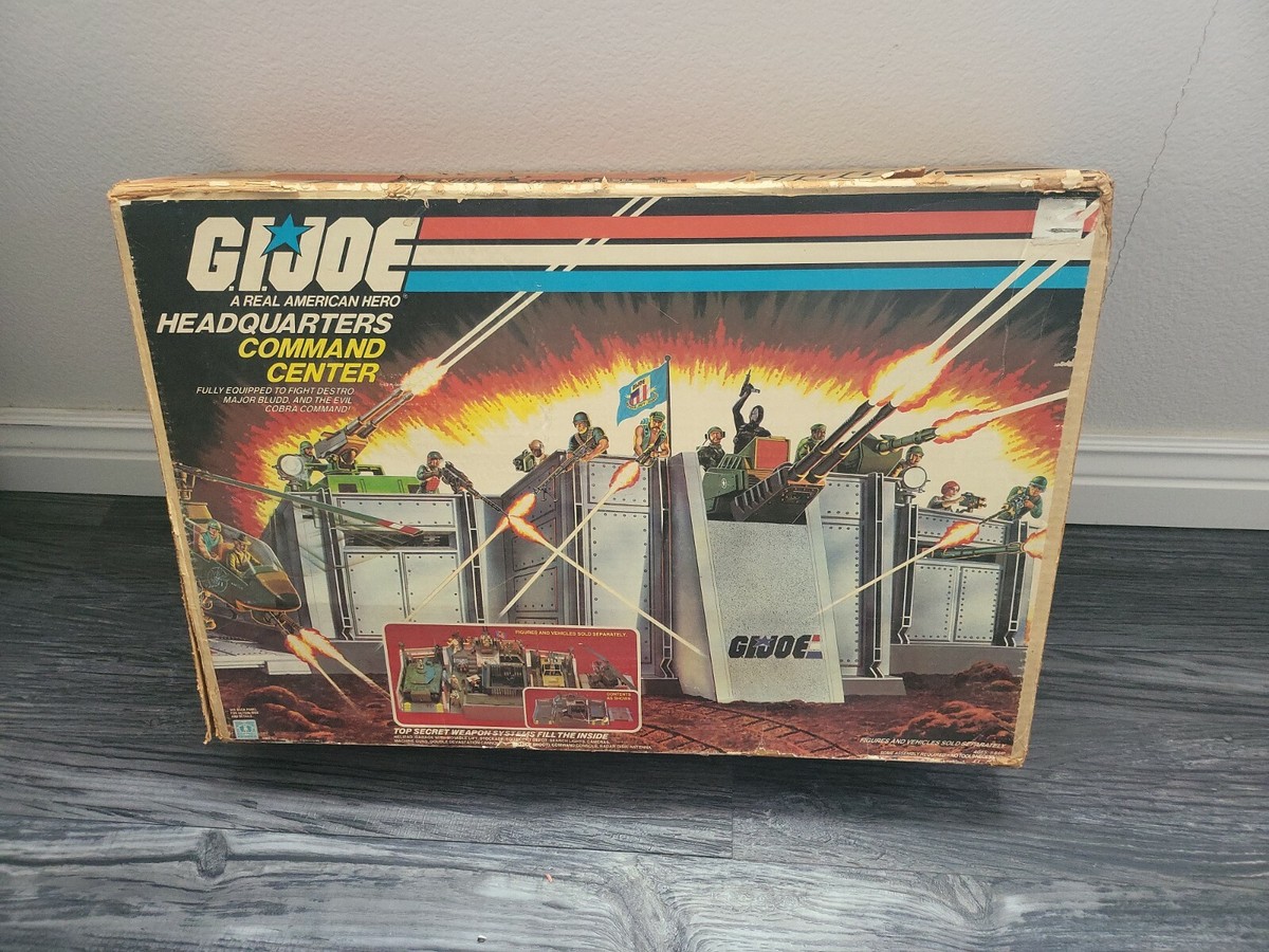Vintage 1983 G.I. Joe Headquarters Command Center in
