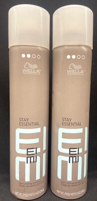 2 wella stay essential light crafting hairspray 9oz ea scuffed bottle 