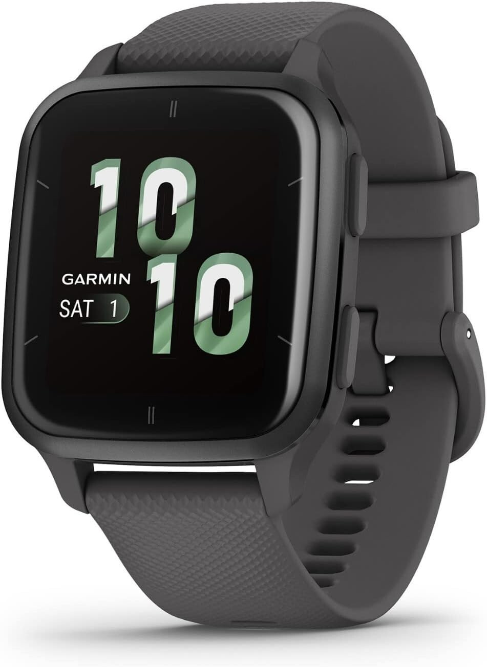 Garmin Venu Sq 2 GPS Smartwatch All-Day Health Monitoring Slate Gray OPEN BOX