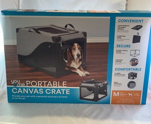 you and me portable canvas crate
