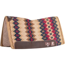 CLASSIC EQUINE Zone 32x34in Sheepskin-Raspberry Blanket Top Saddle Pad