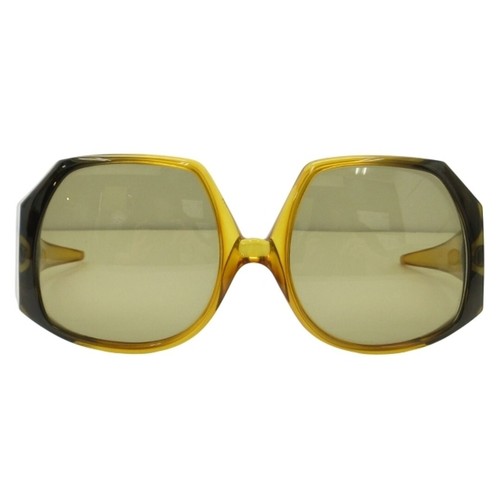 Christian Dior Vintage Logo Sunglasses Eyewear Big Size Clear Brown 0121 Eco JP - Picture 2 of 6