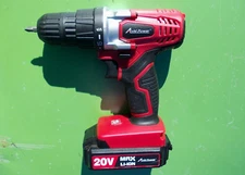 AVID POWER 3/8" 20 VOLT CORDLESS DRIVER DRILL ACD316 20V GENUINE RED OEM BATTERY